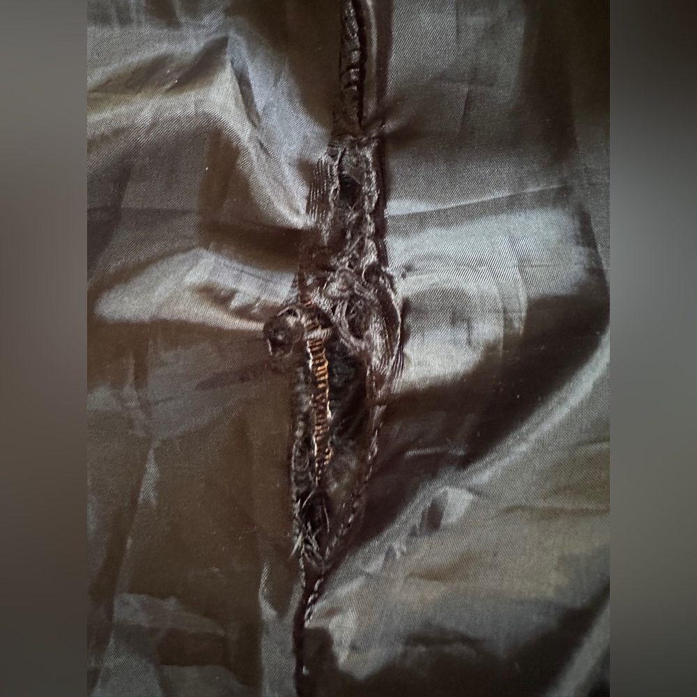 Poetry Black Textured Button Front Coat - Picture 4 of 6